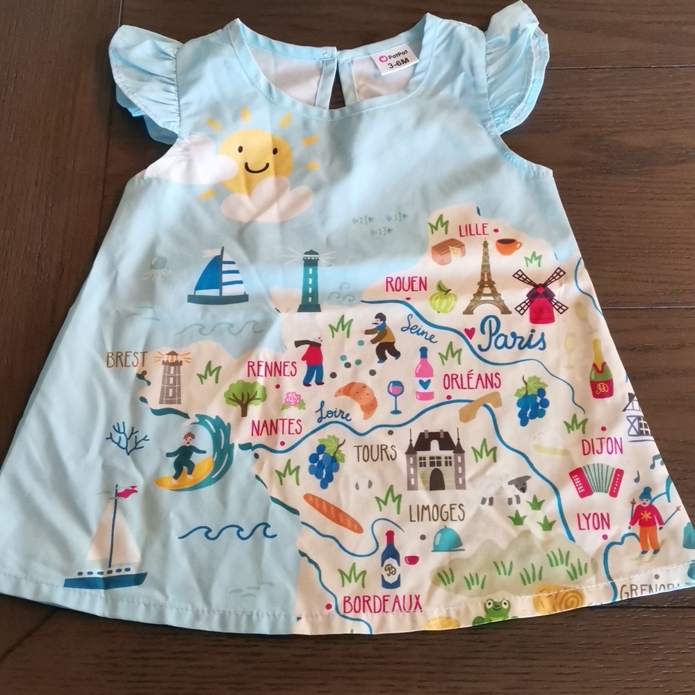 Pat pat dress size 3-6 M